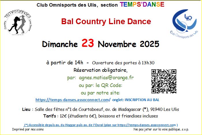 bal les ulis dimanche 23novembre 2025